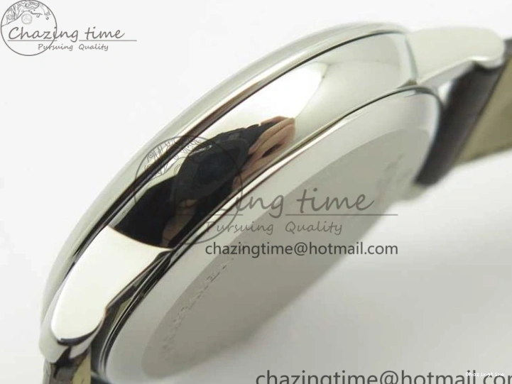 0329 Original De Ville Prestige Small Second TWF 1:1 Best Edition Gray Dial on Black Leather Strap MIYOTA 8036